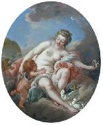 Francois Boucher Venus Restraining Cupid oil painting artist